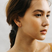 Lover's Tempo - Olive Climber Earrings
