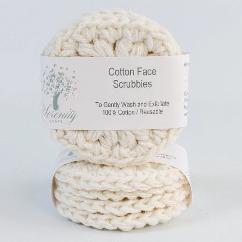 Serenity Soap- Coton Face Scrubbies