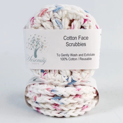 Serenity Soap- Coton Face Scrubbies