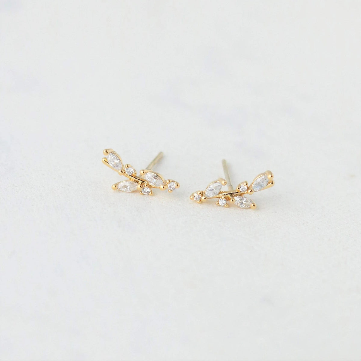 Lover's Tempo - Olive Climber Earrings