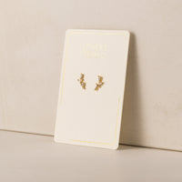 Lover's Tempo - Olive Climber Earrings