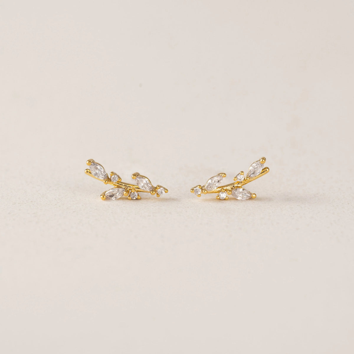 Lover's Tempo - Olive Climber Earrings