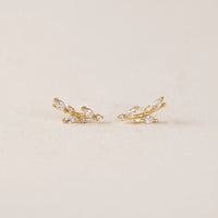 Lover's Tempo - Olive Climber Earrings