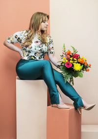 Fuzzy Navel bouquet_Cut Flowers_The Floral Fixx_The Floral Fixx