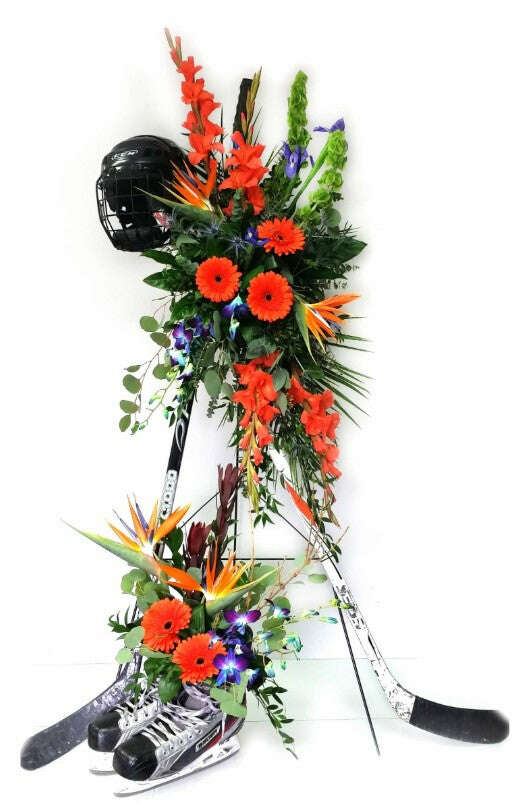 Hockey Fan_Flower Arrangement_Floral Fixx_The Floral Fixx