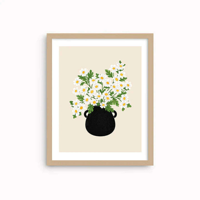 Linden Paper Co. Feverfew Art Print__The Floral Fixx_The Floral Fixx