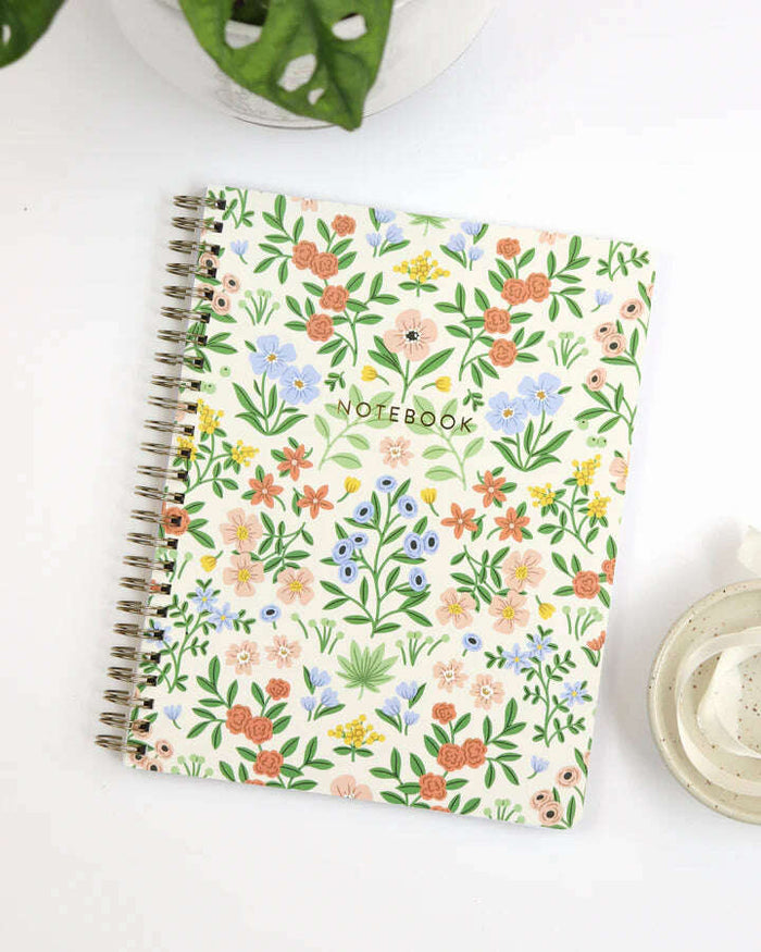 Linden Paper Co. Meadow Spiral Notebook__The Floral Fixx_The Floral Fixx