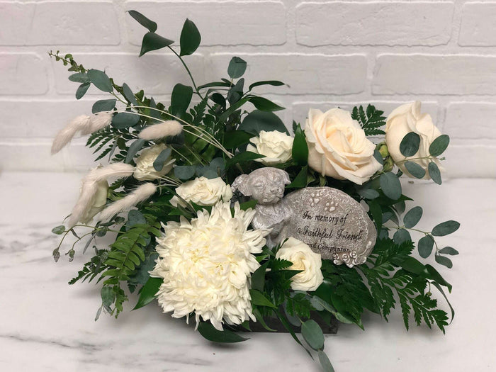 Pet Memorial_Flower Arrangement_The Floral Fixx_The Floral Fixx