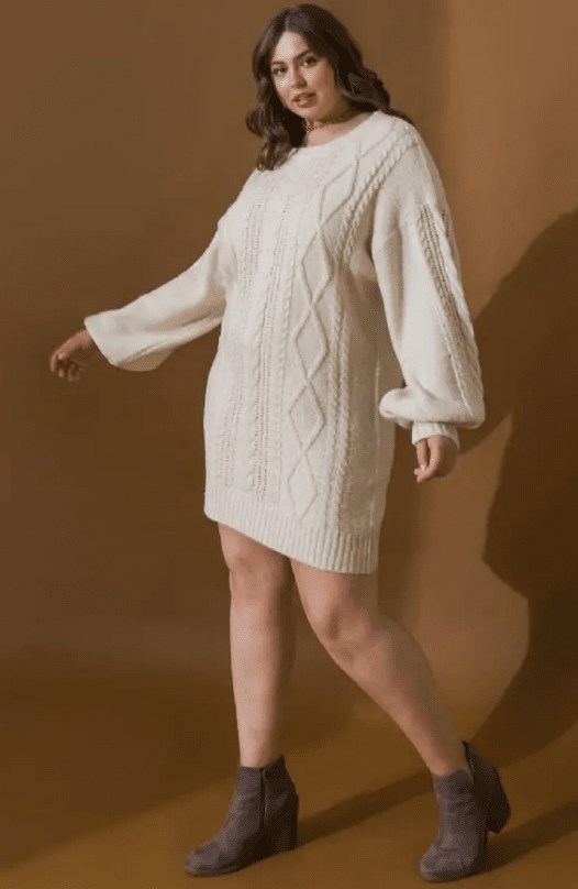 Plus size pullover best sale dress