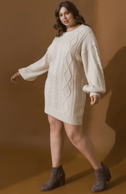 Plus Size Sweater Dress