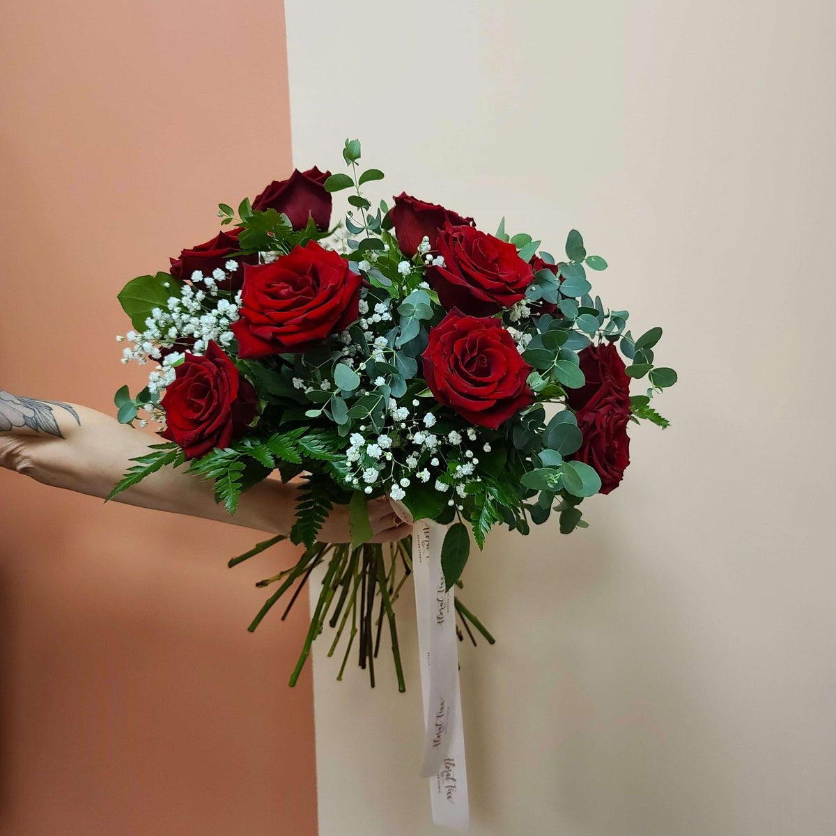 1 Dozen Rose Bouquet_Flower Arrangement_Floral Fixx Design Studio_The Floral Fixx