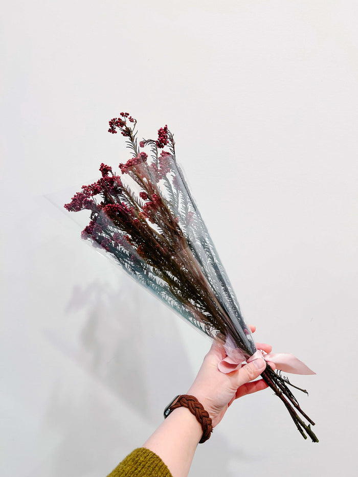 16" Wild Berry Rice Flower Bunch_Dried flowers_Floral Fixx Design Studio_The Floral Fixx