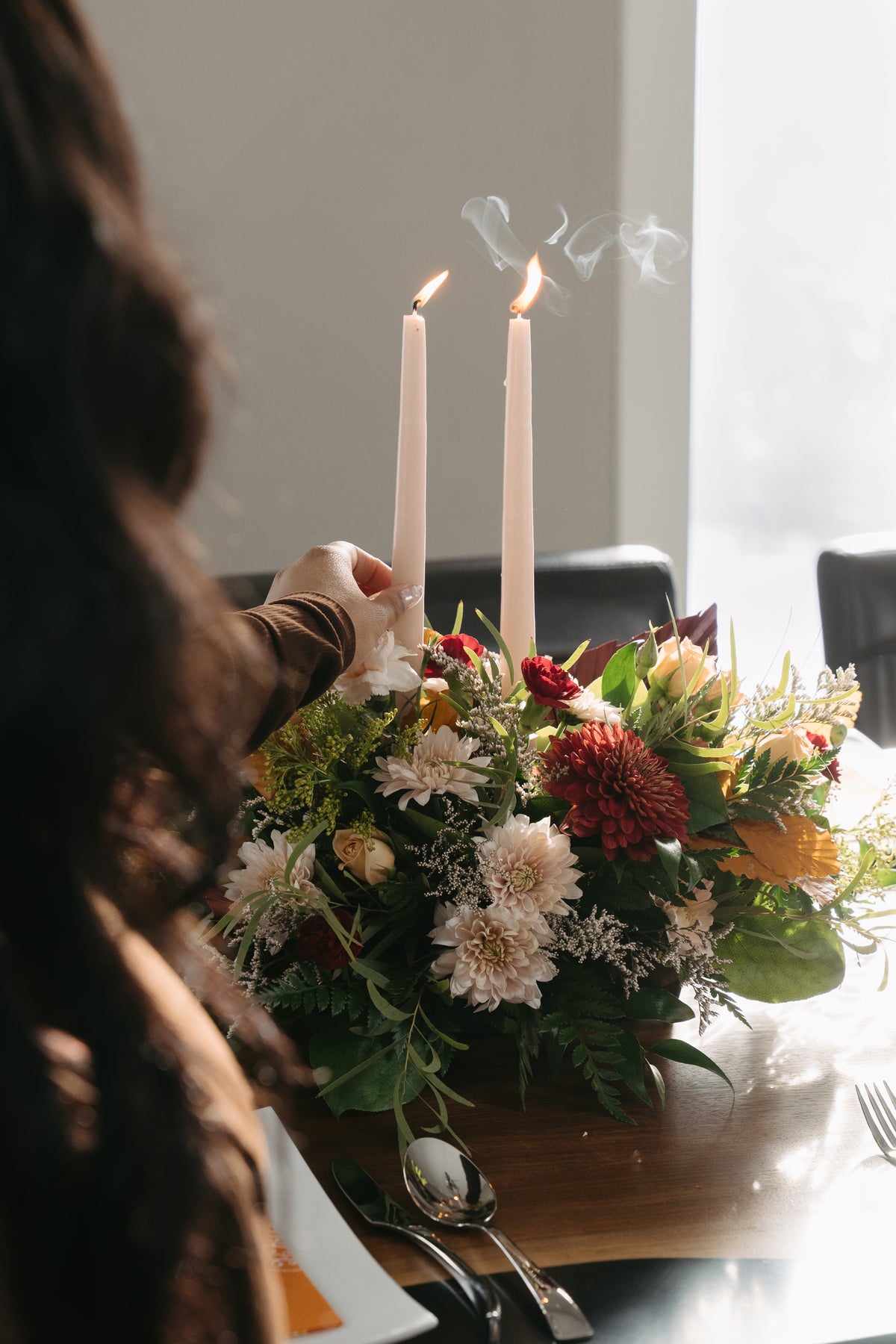 Sweater Weather Centrepiece Arrangement