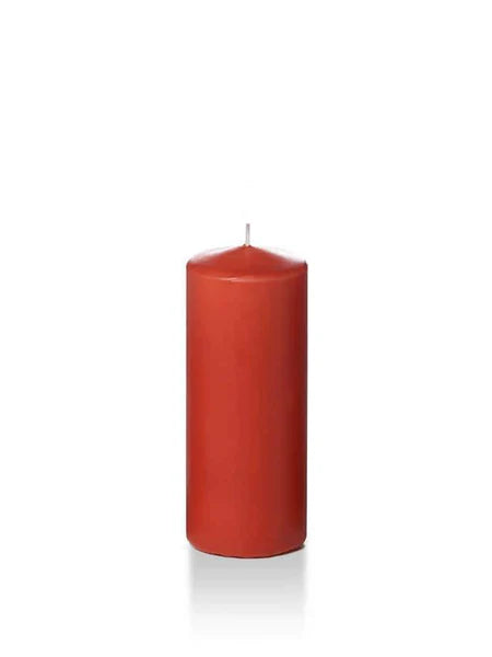 Yummi 2.25x5" Pillar Candle - Brick