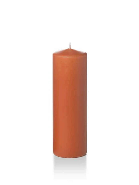 Yummi 2.25x7" Pillar Candle - Sienna