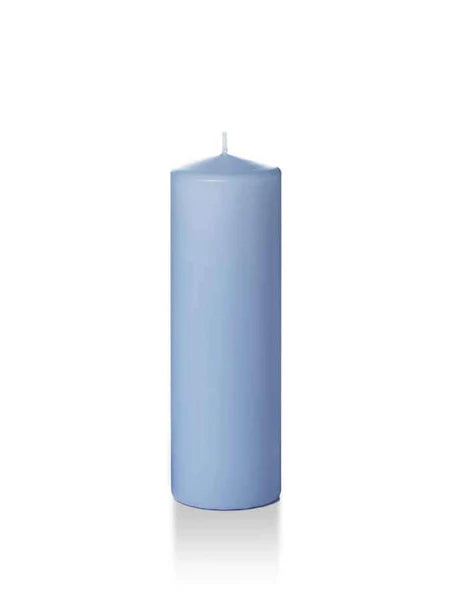 Yummi 2.25x7" Pillar Candle - Periwinkle