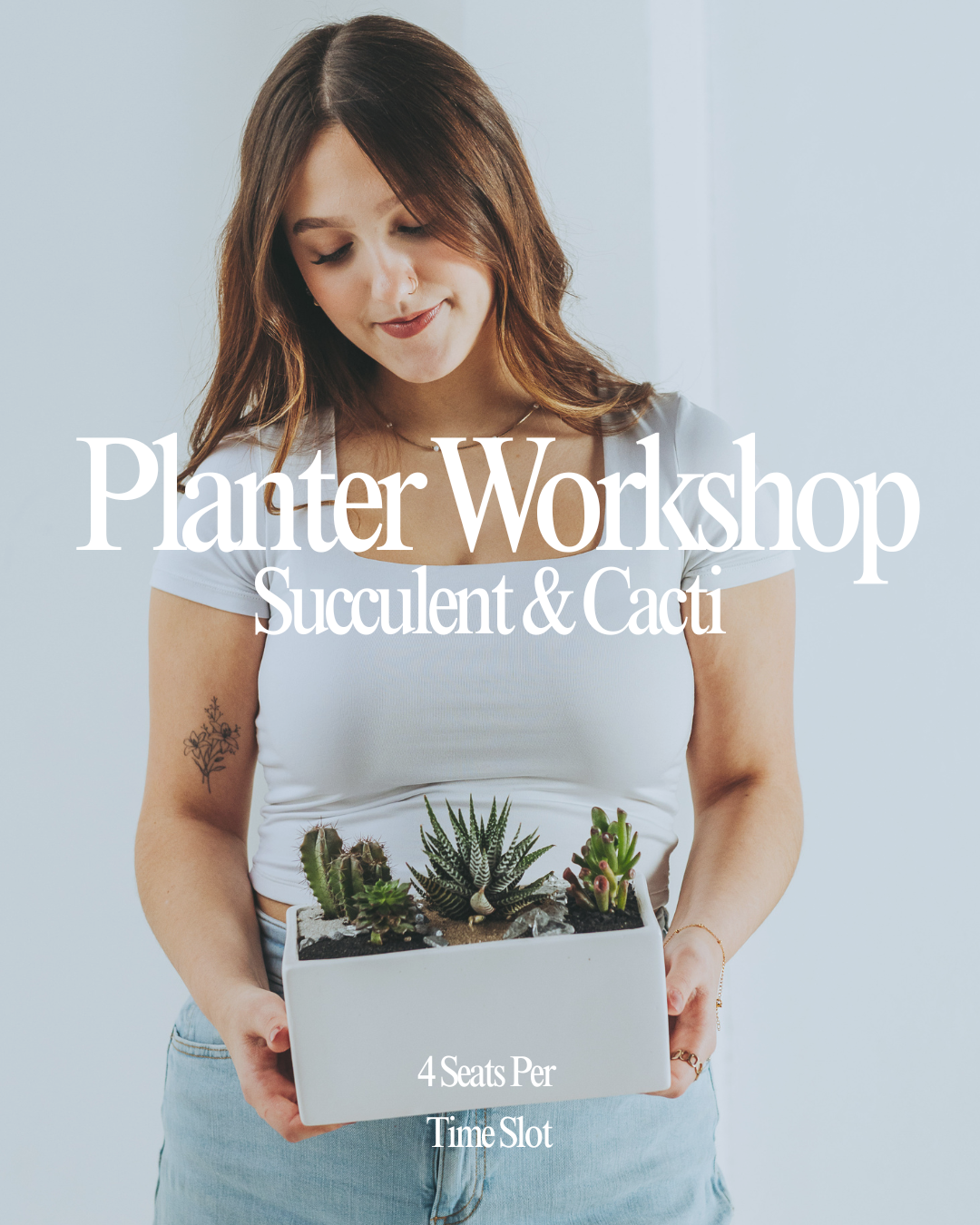 Succulent & Cacti Terrarium Workshop