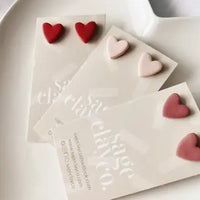Heart Studs | Made To Order - Handmade Polymer Clay Earrings