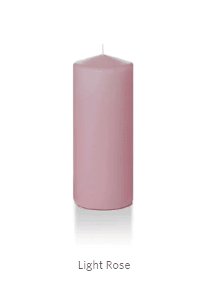 5" Pillar Candles by Yummi Candles_Light Rose_Candles_Floral Fixx Design Studio_The Floral Fixx