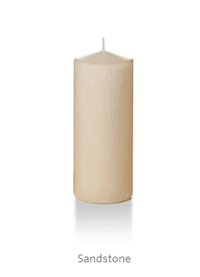 5" Pillar Candles by Yummi Candles_Sandstone_Candles_Floral Fixx Design Studio_The Floral Fixx