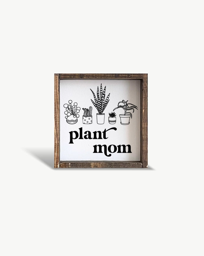 Plant Mom Framed Print