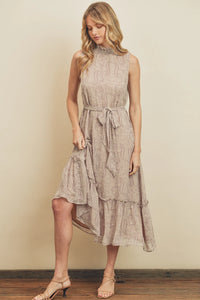 Dress Forum: Lavender Ruffle Midi Dress