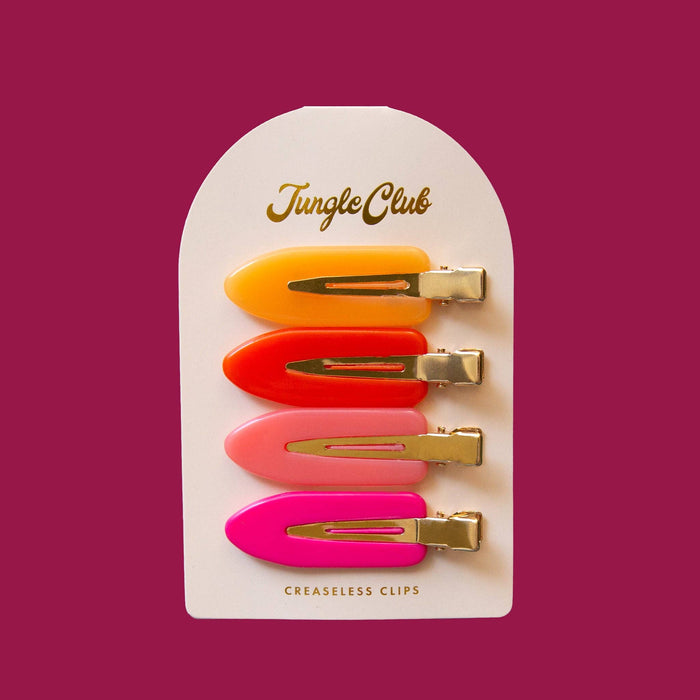 Jungle Club - Creaseless Hair Clips | Sunset