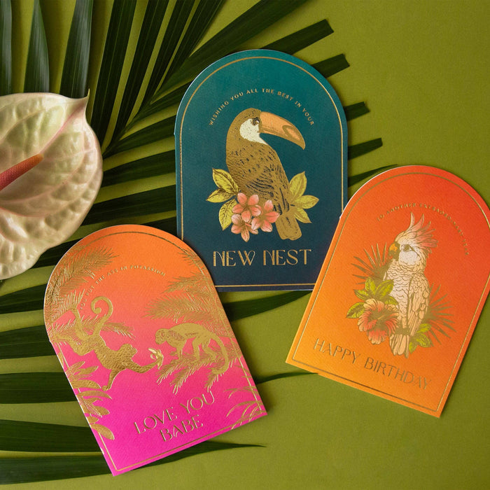 Jungle Club - Extraordinary Birthday Card | Cockatoo