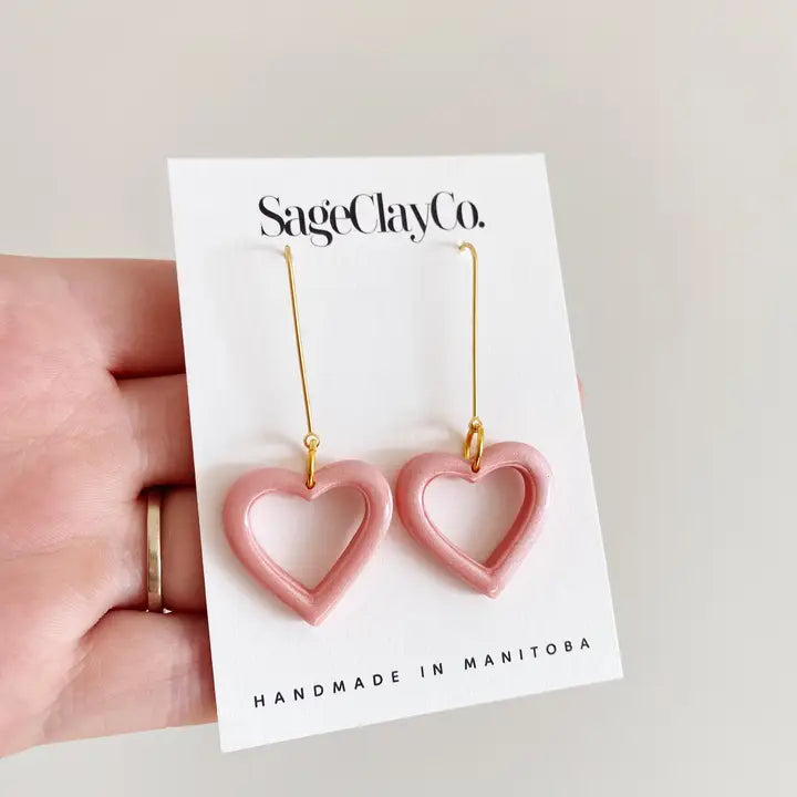 Taylor Swift Lover Inspired | Handmade Polymer Clay Earrings