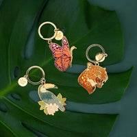 Jungle Club - Toucan Enamel Keychain