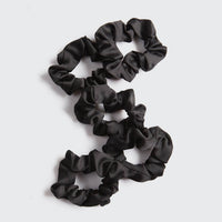 Kitsch Satin Sleep Scrunchies 5pc - Black