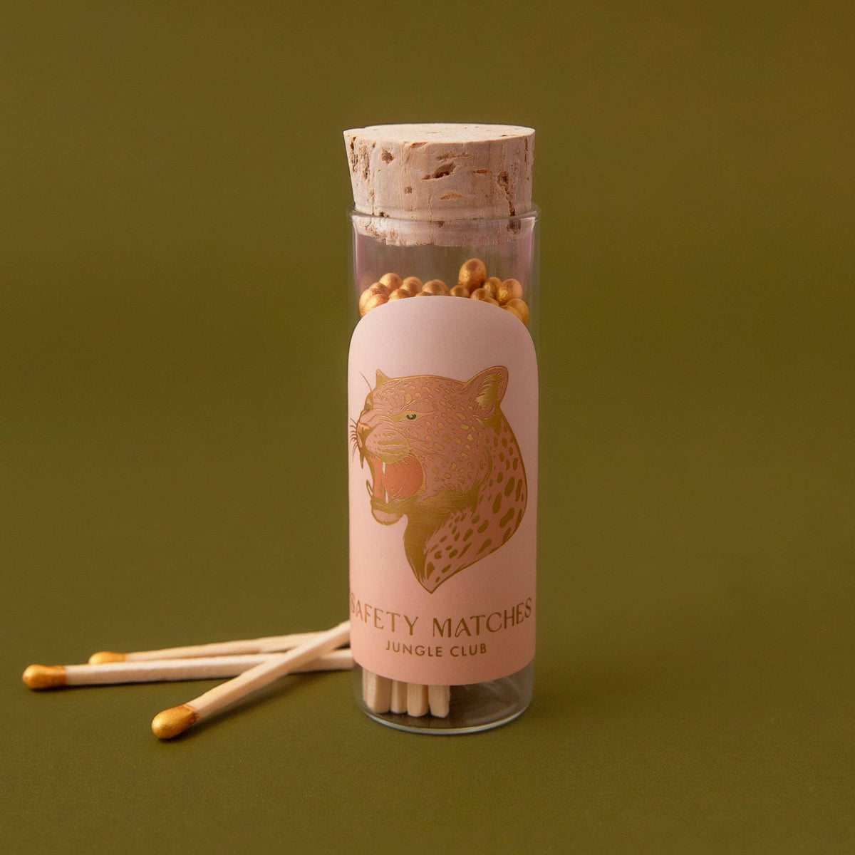 Jungle Club - Big Cat Safety Matches | Small | Leopard