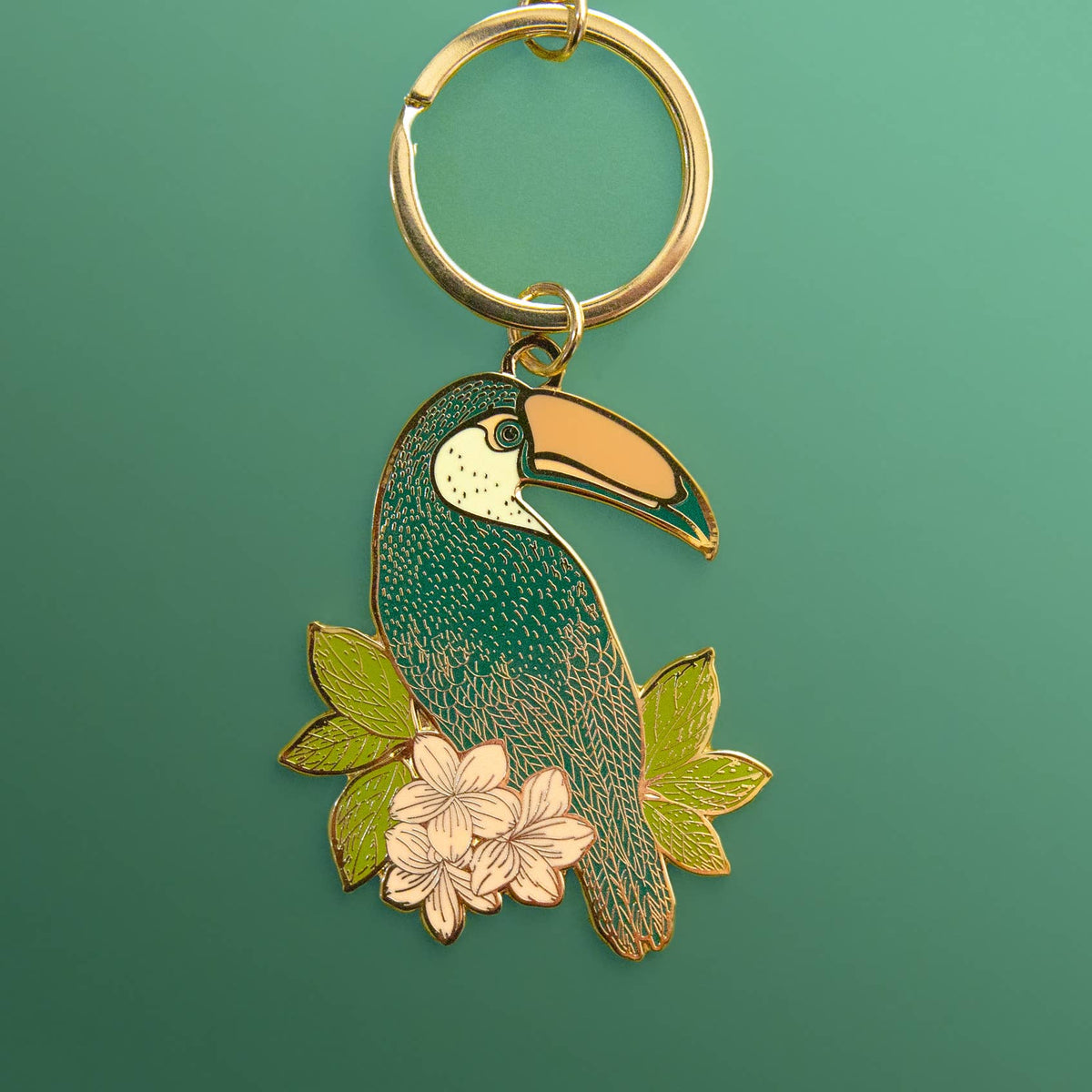 Jungle Club - Toucan Enamel Keychain