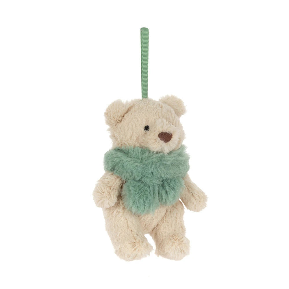 Jellycat- Bartholomew Bear Jr. Winter Warmer Decoration