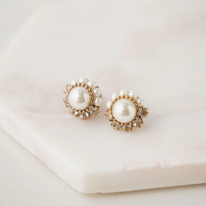 Empress Pearl Post Earrings