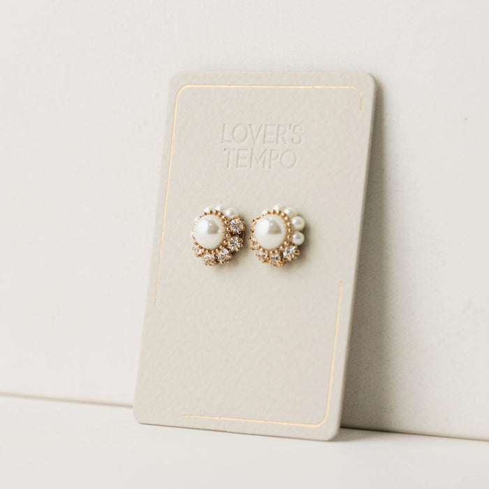 Empress Pearl Post Earrings