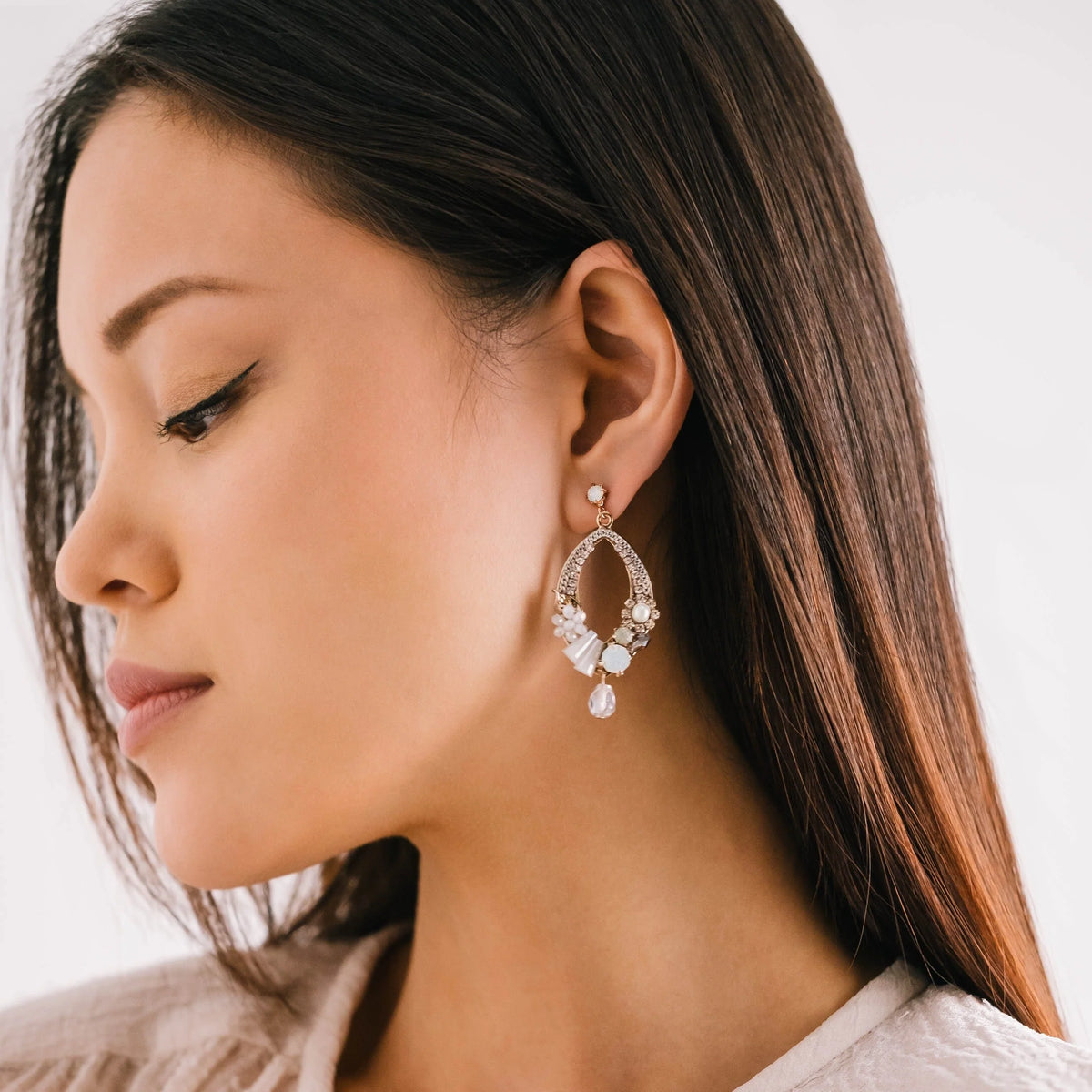 Lover's Tempo - Flora Deco Drop Earrings