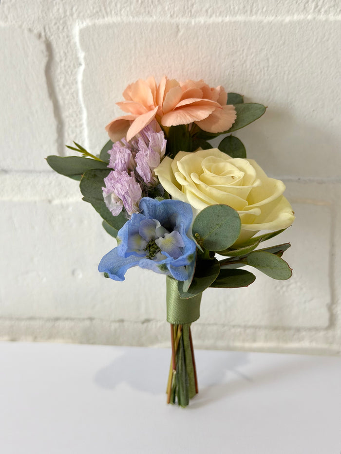 Pastel Perfection Boutonniere