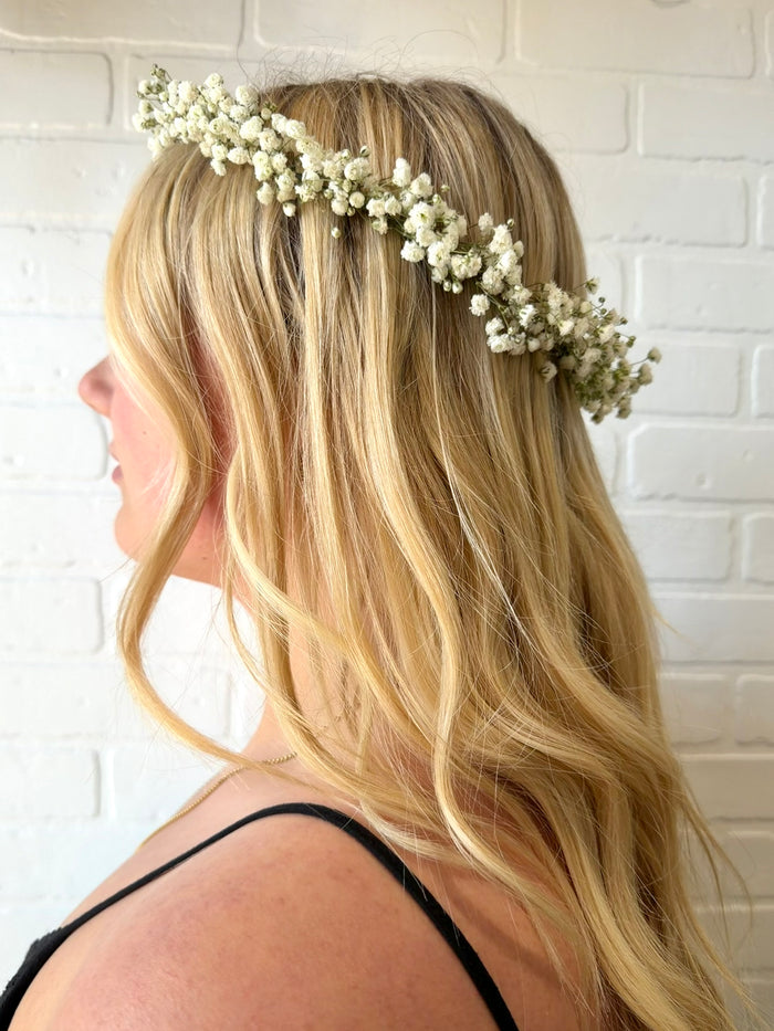 Baby's Breath Flower Crown