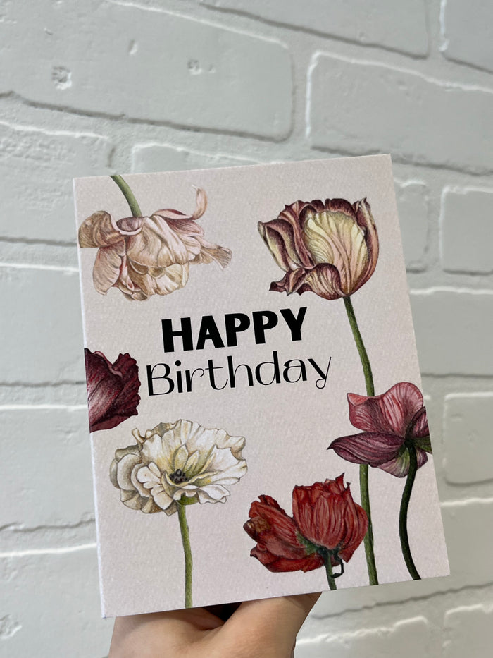 Floral Fixx Happy Birthday Card