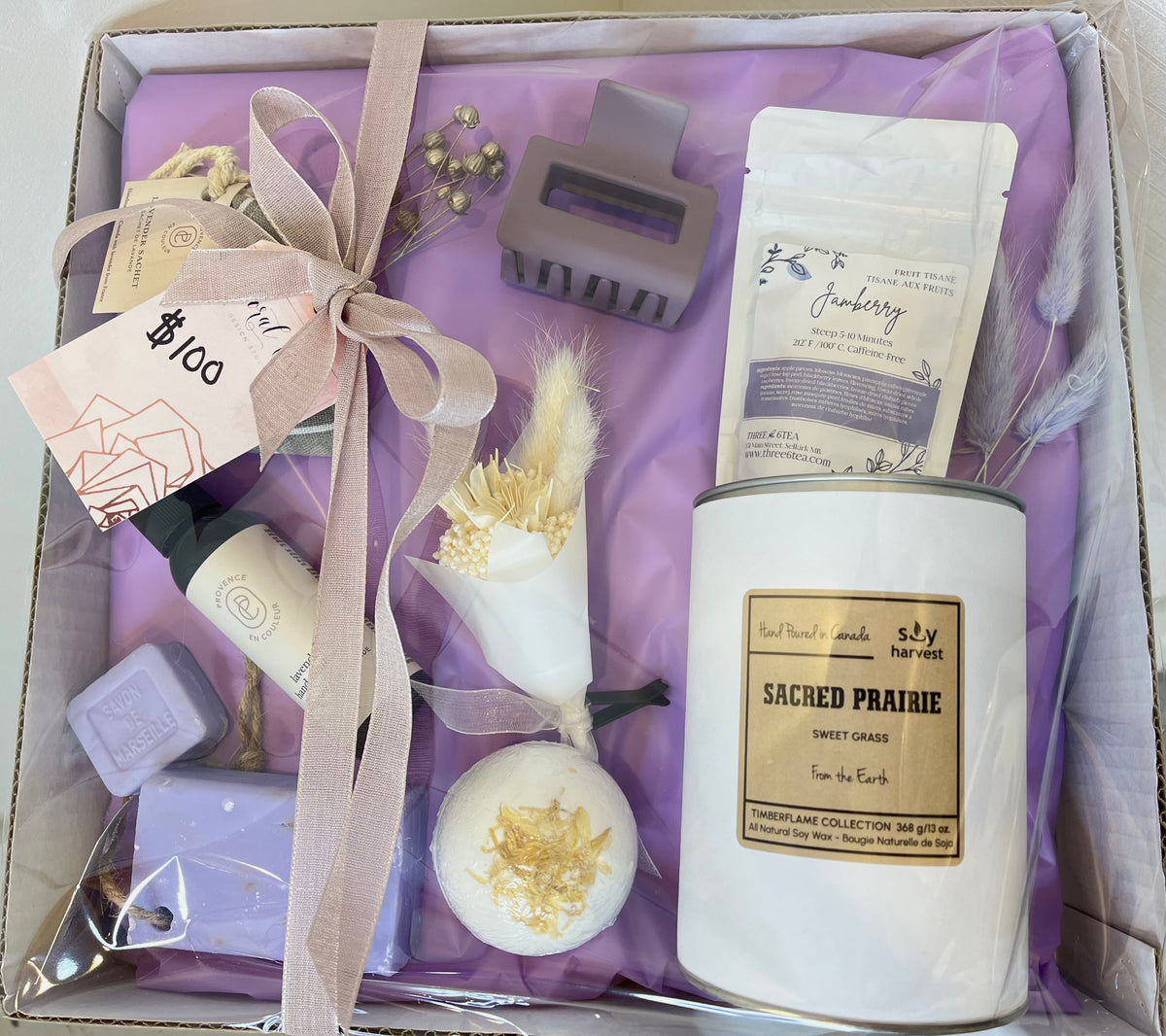 Lavender Self Care Gift Box