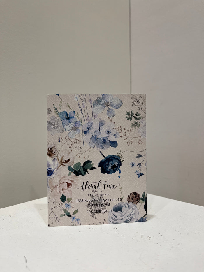 Floral Fixx Blank Card