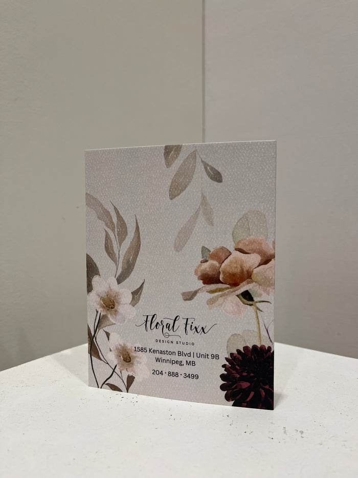 Floral Fixx Bonne Fete Card