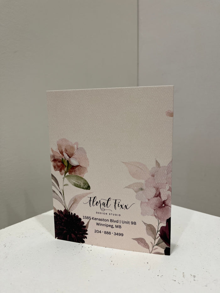 Floral Fixx Happy Birthday Card