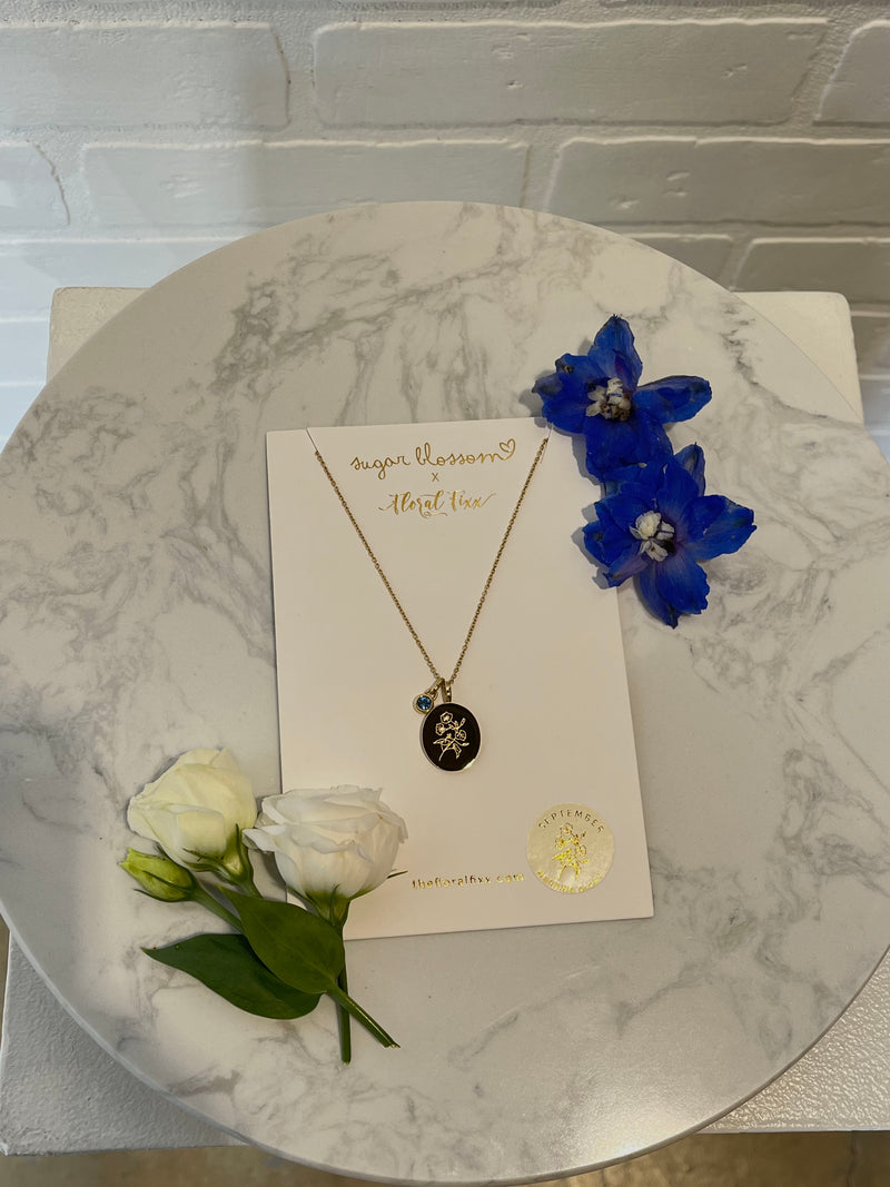 Sugar Blossom X Floral Fixx - Birth Month Flower Necklaces