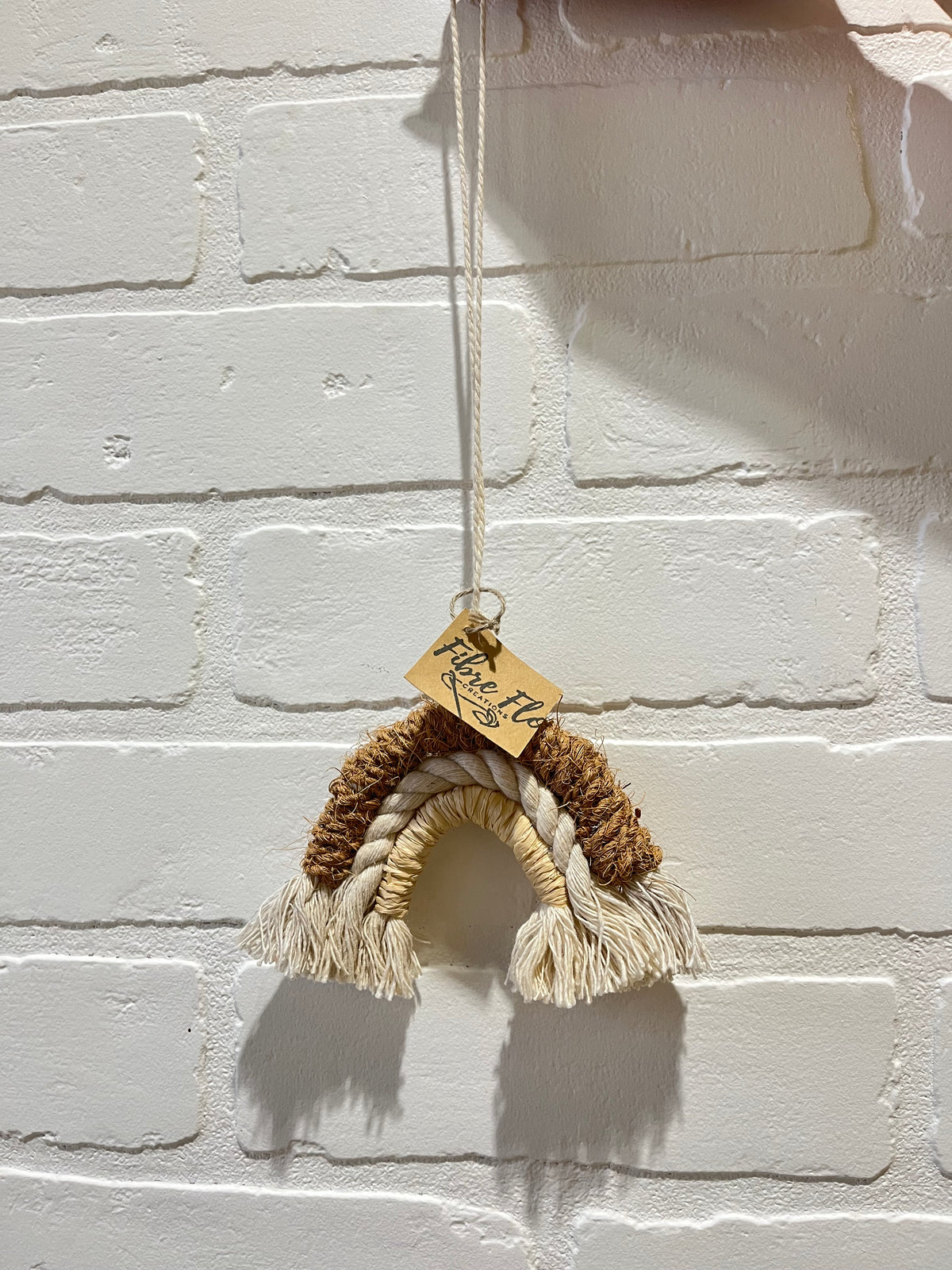 Rainbow Macramé Ornament