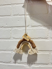 Rainbow Macramé Ornament