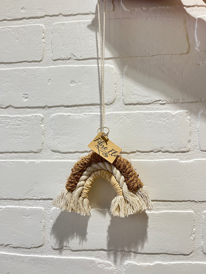 Rainbow Macramé Ornament
