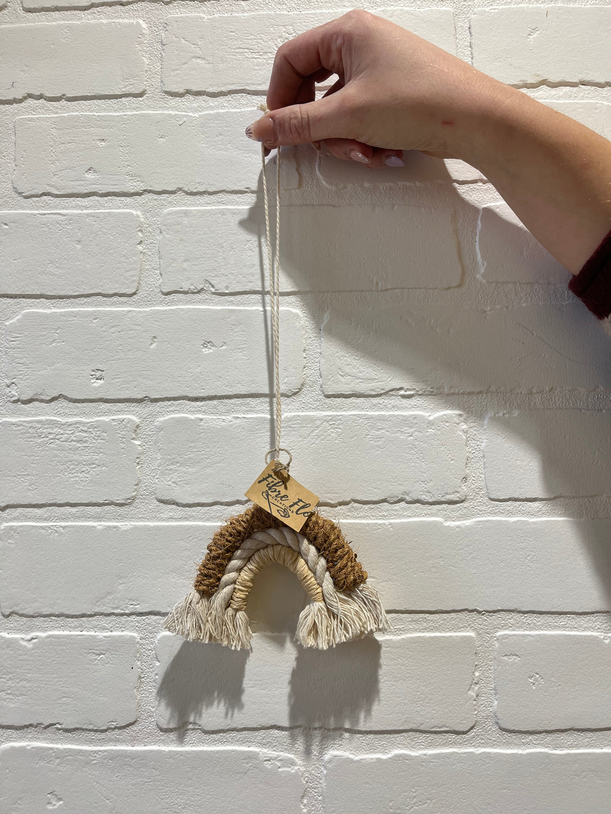 Rainbow Macramé Ornament