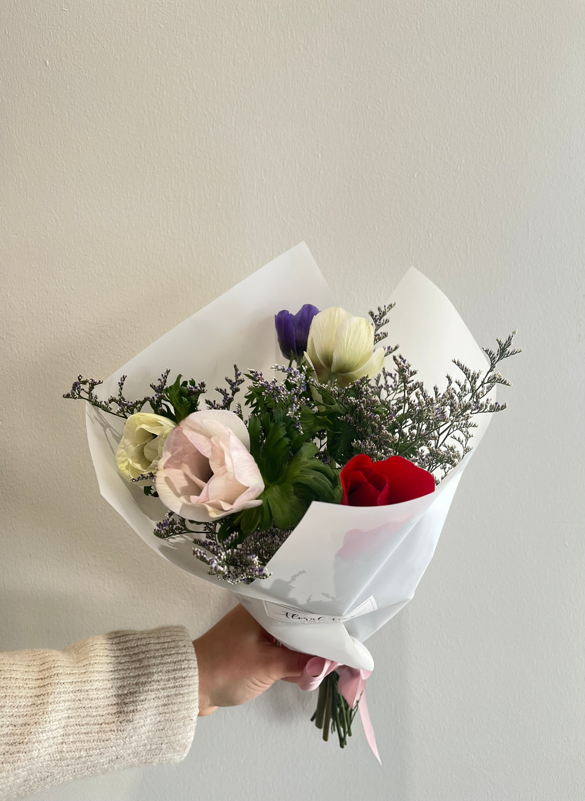 Anemone & Limonium Bouquet Special - NO PRE ORDERS FOR ANY OTHER WEEK
